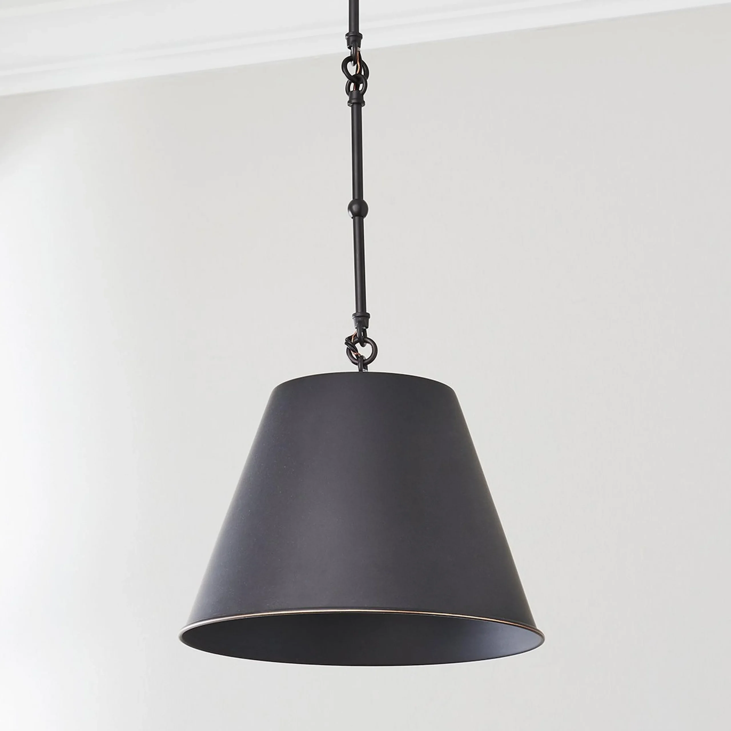 Modern Metal Shade Pendant - Small