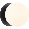 Modern Milky Globe Bath Sconce