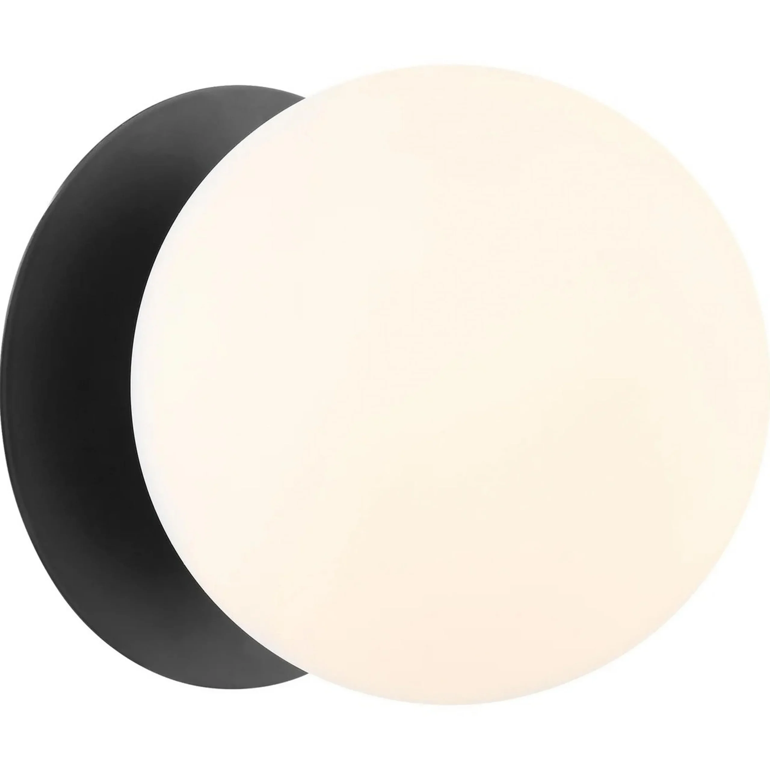 Modern Milky Globe Bath Sconce