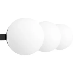 Modern Milky Globe Vanity Light - 3 Light
