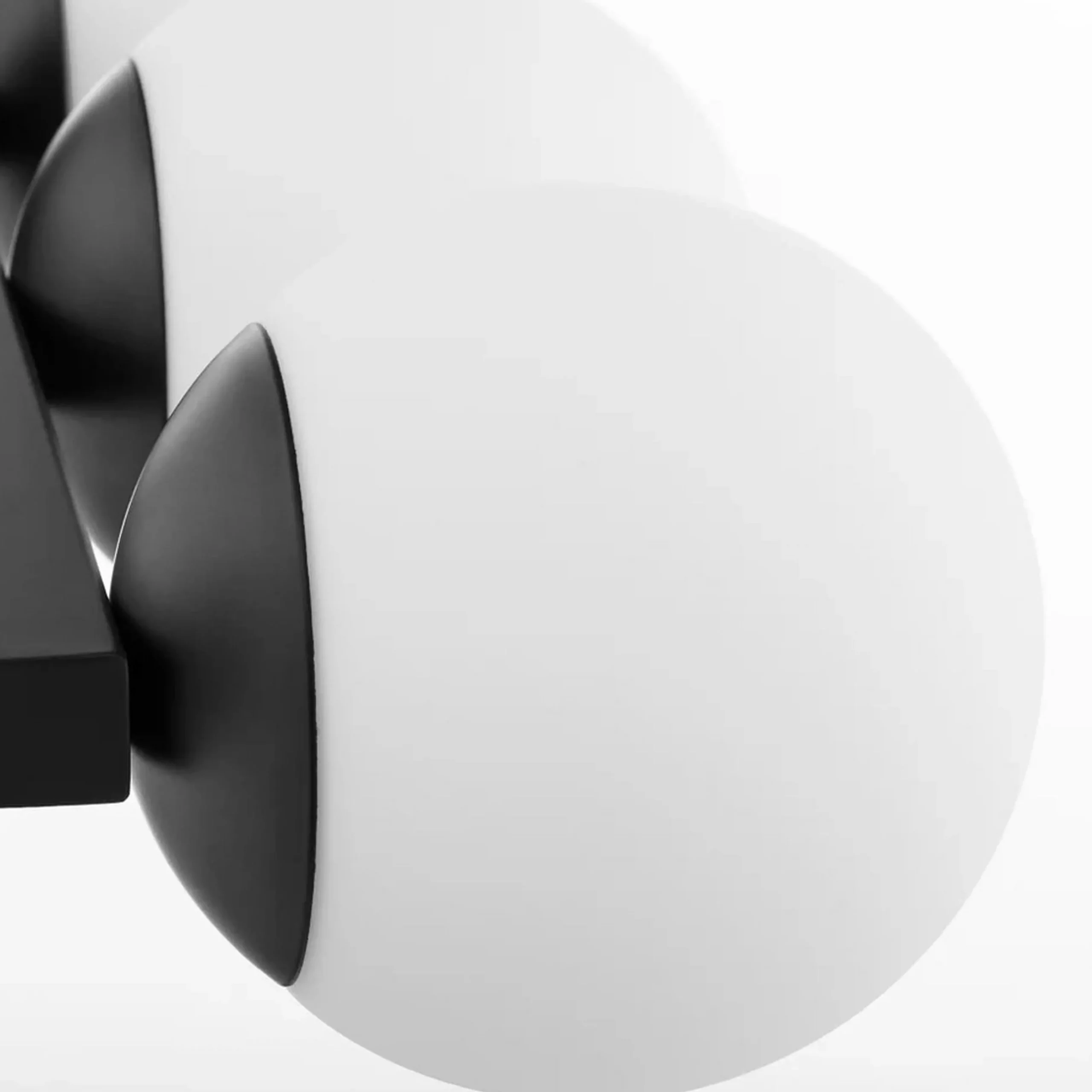 Modern Milky Globe Vanity Light - 4 Light