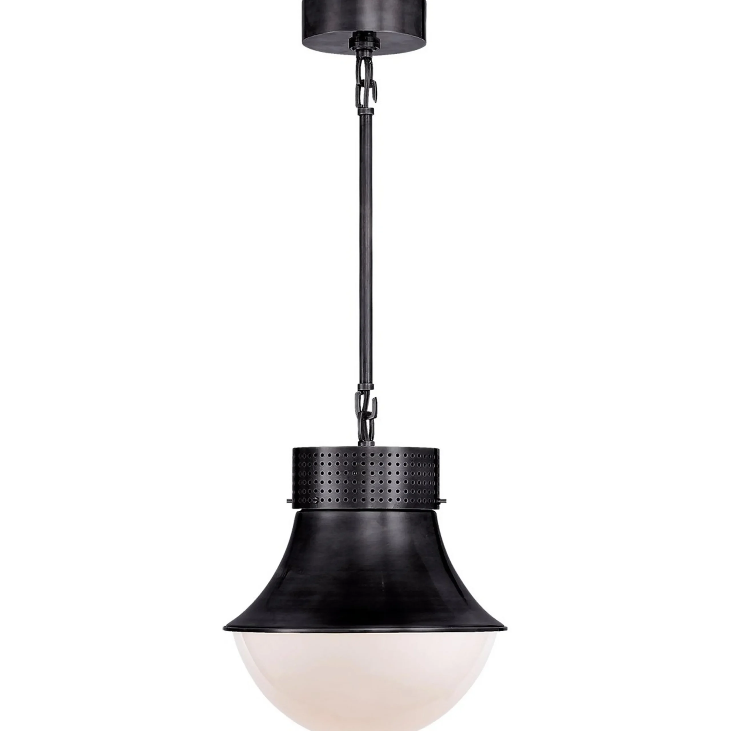 Modern Mounted Hemisphere Pendant