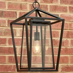 Modern Obelisk Outdoor Pendant - Large