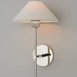 Modern Shaded Rod Sconce