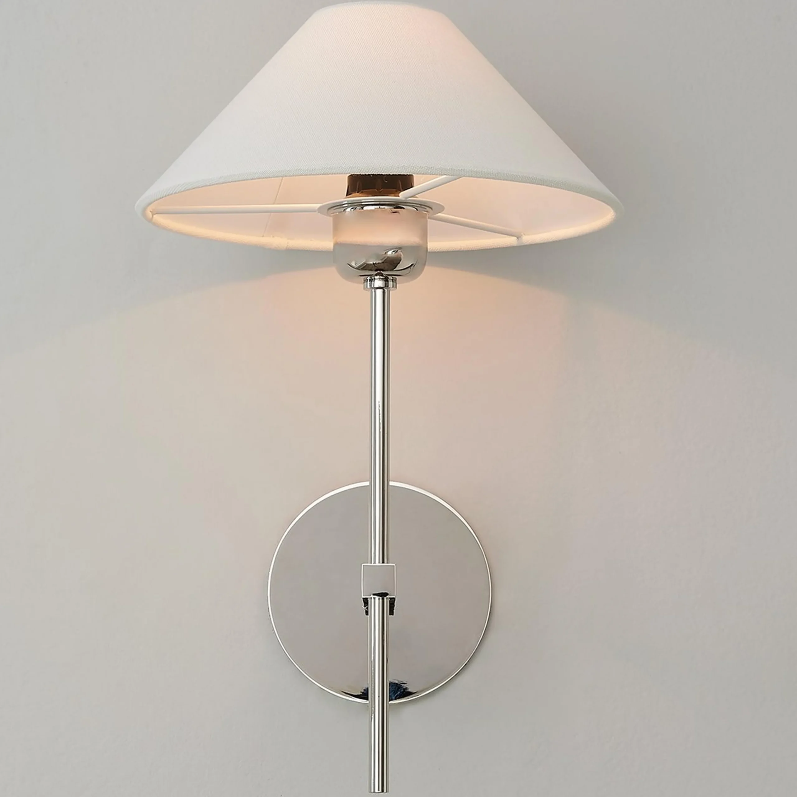 Modern Shaded Rod Sconce