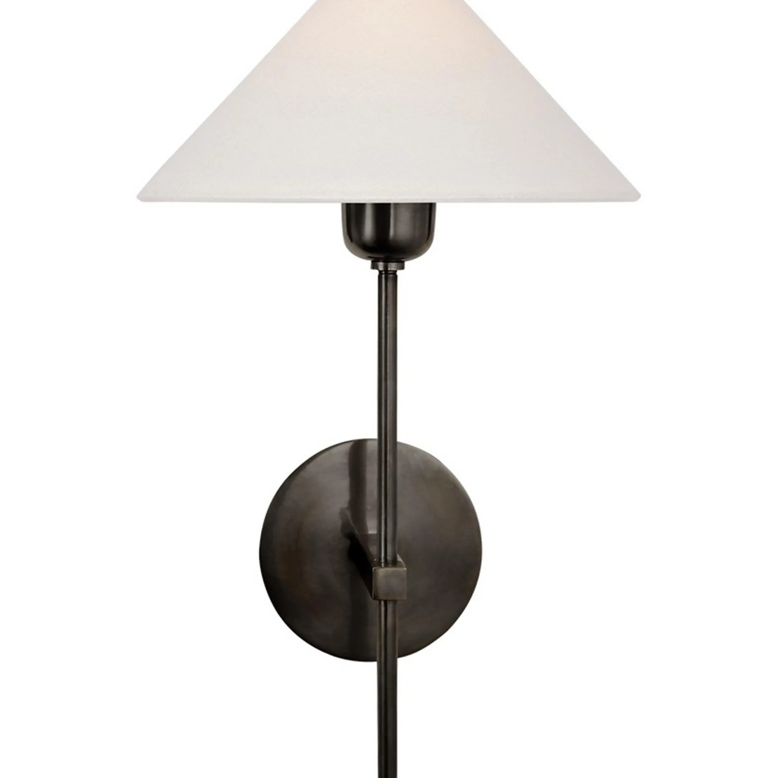 Modern Shaded Rod Sconce