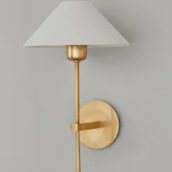 Modern Shaded Rod Sconce