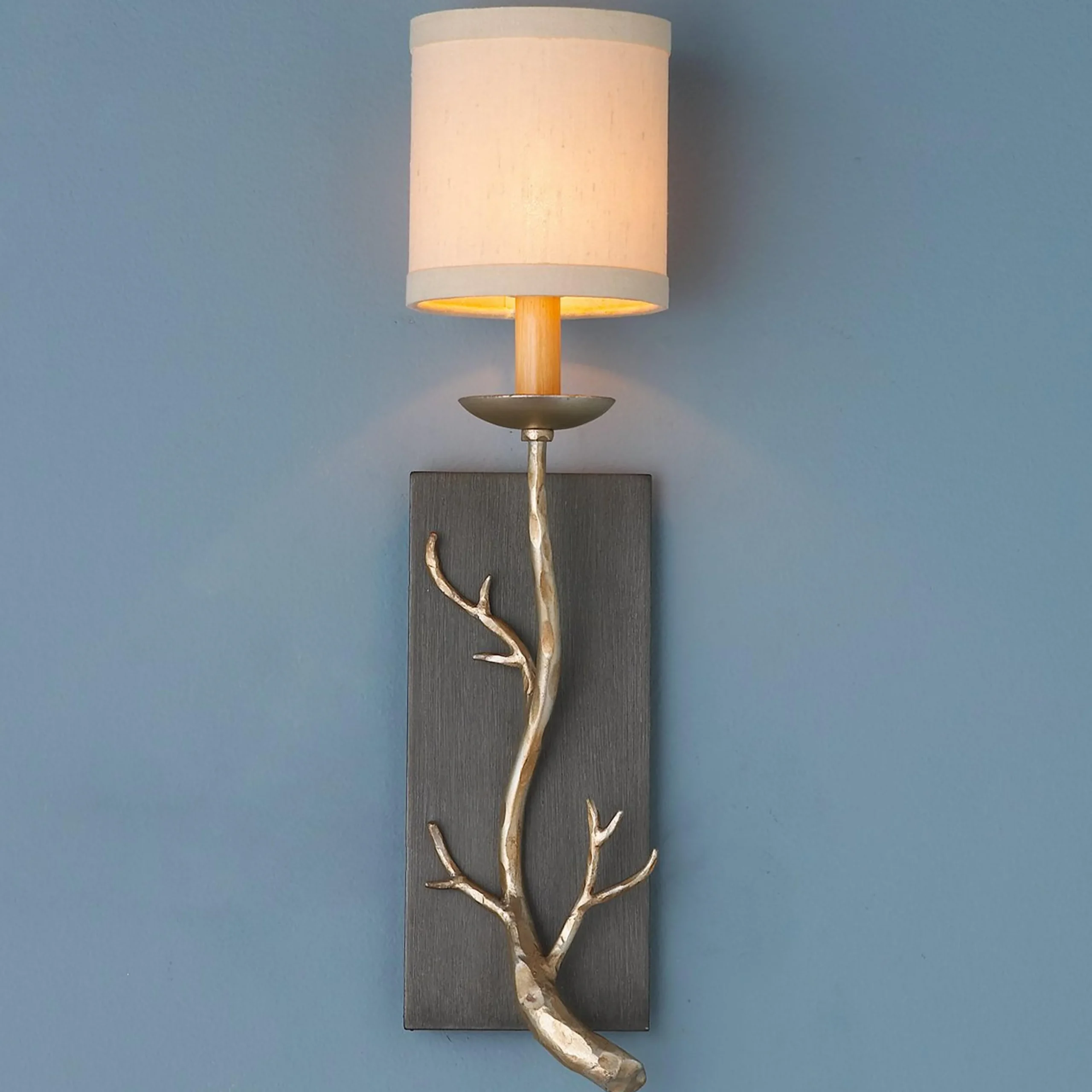Modern Twisted Twig Sconce