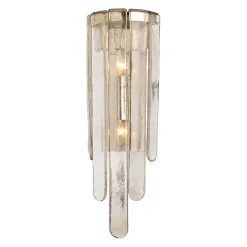 Molten Glass Paneled Sconce