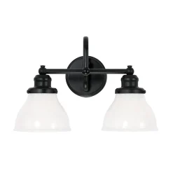 Montpelier Vanity Light - 2 Light - Milk