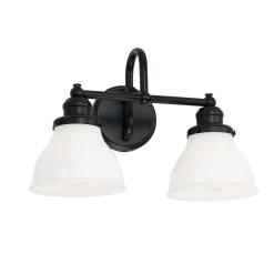 Montpelier Vanity Light - 2 Light - Milk