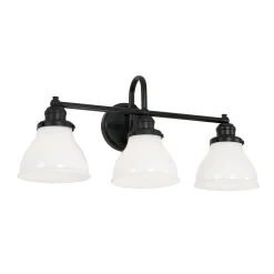 Montpelier Vanity Light - 3 Light - Milk