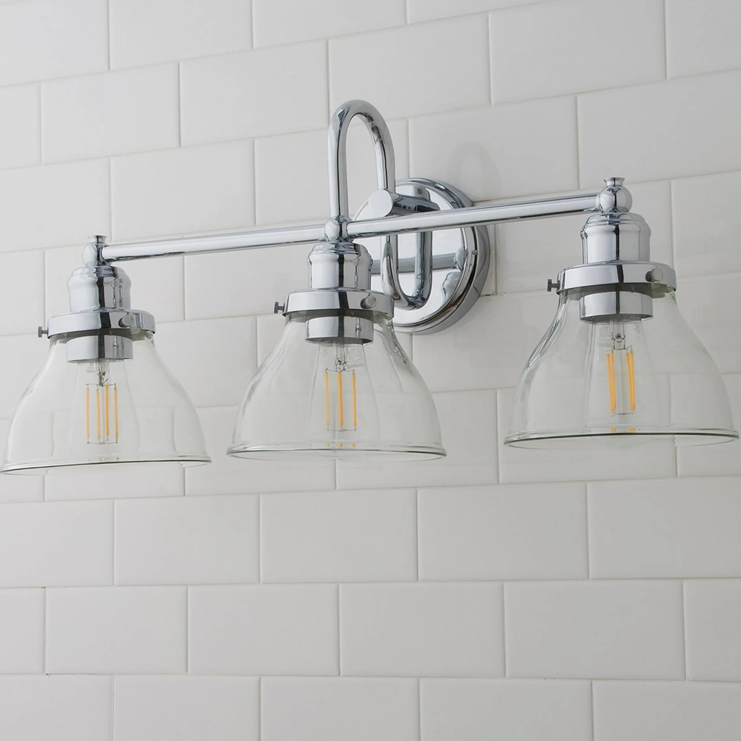 Montpelier Vanity Light - 3 Light - Clear