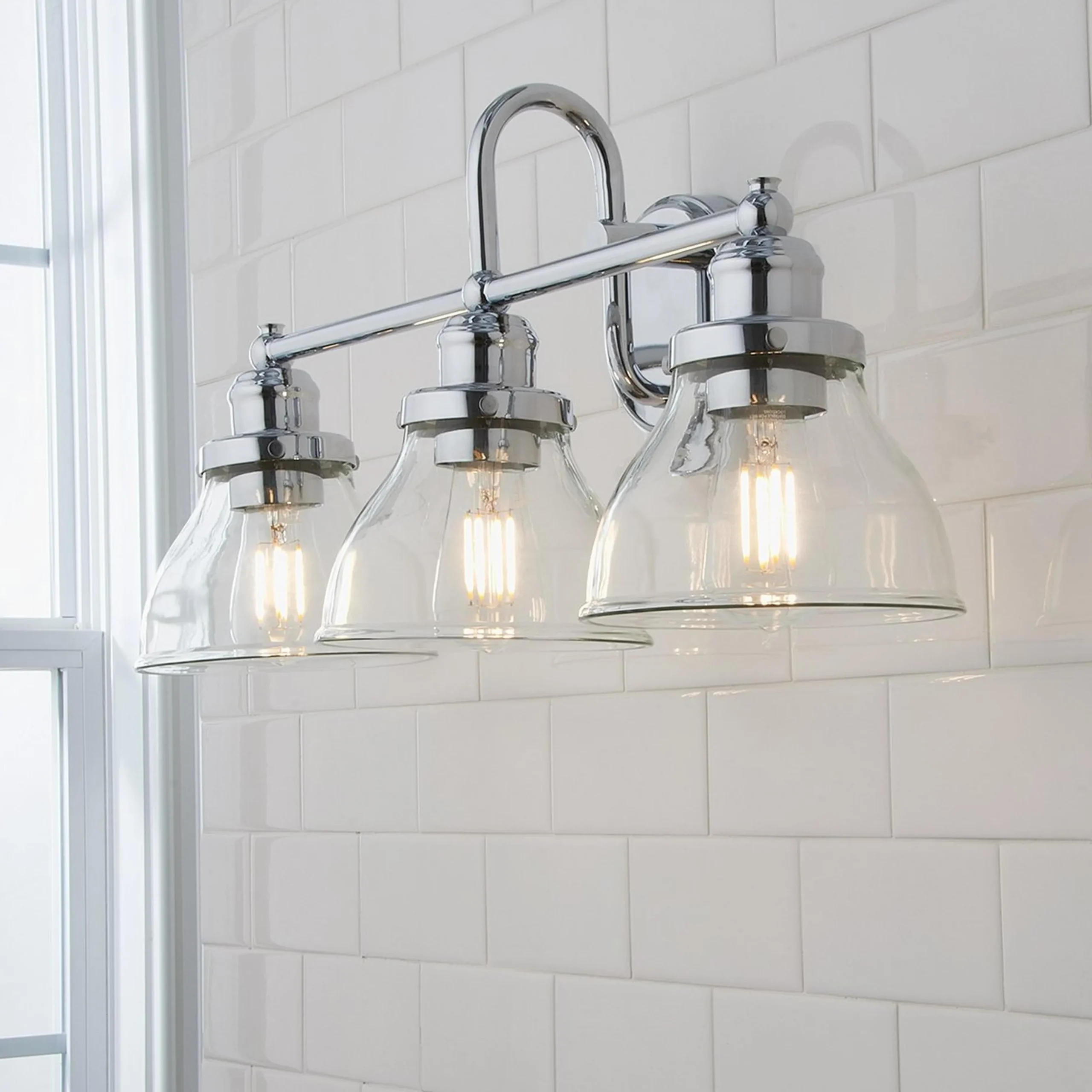 Montpelier Vanity Light - 3 Light - Clear