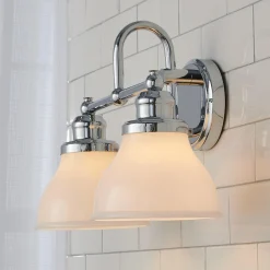 Montpelier Vanity Light - 2 Light - Milk