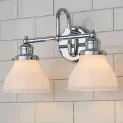 Montpelier Vanity Light - 2 Light - Milk