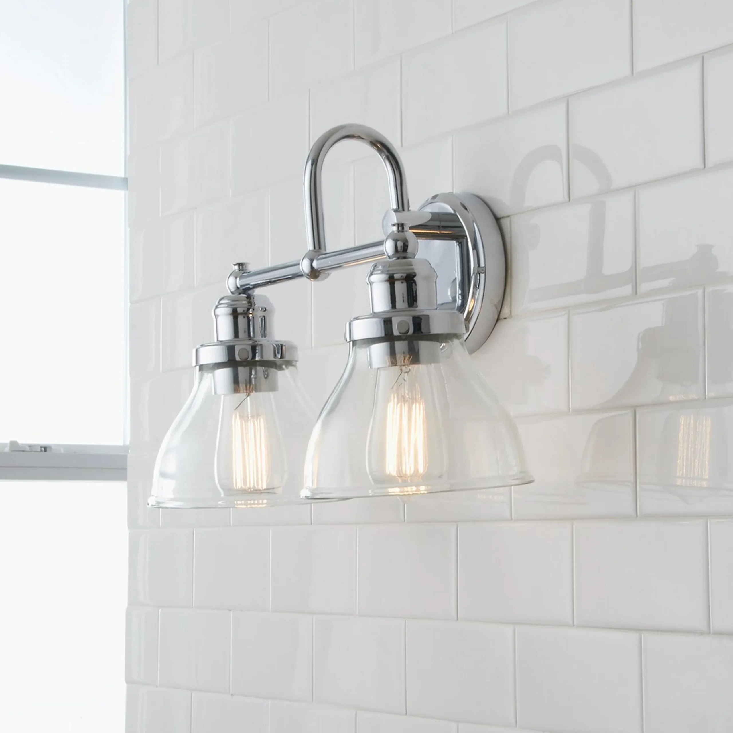 Montpelier Vanity Light - 2 Light - Clear