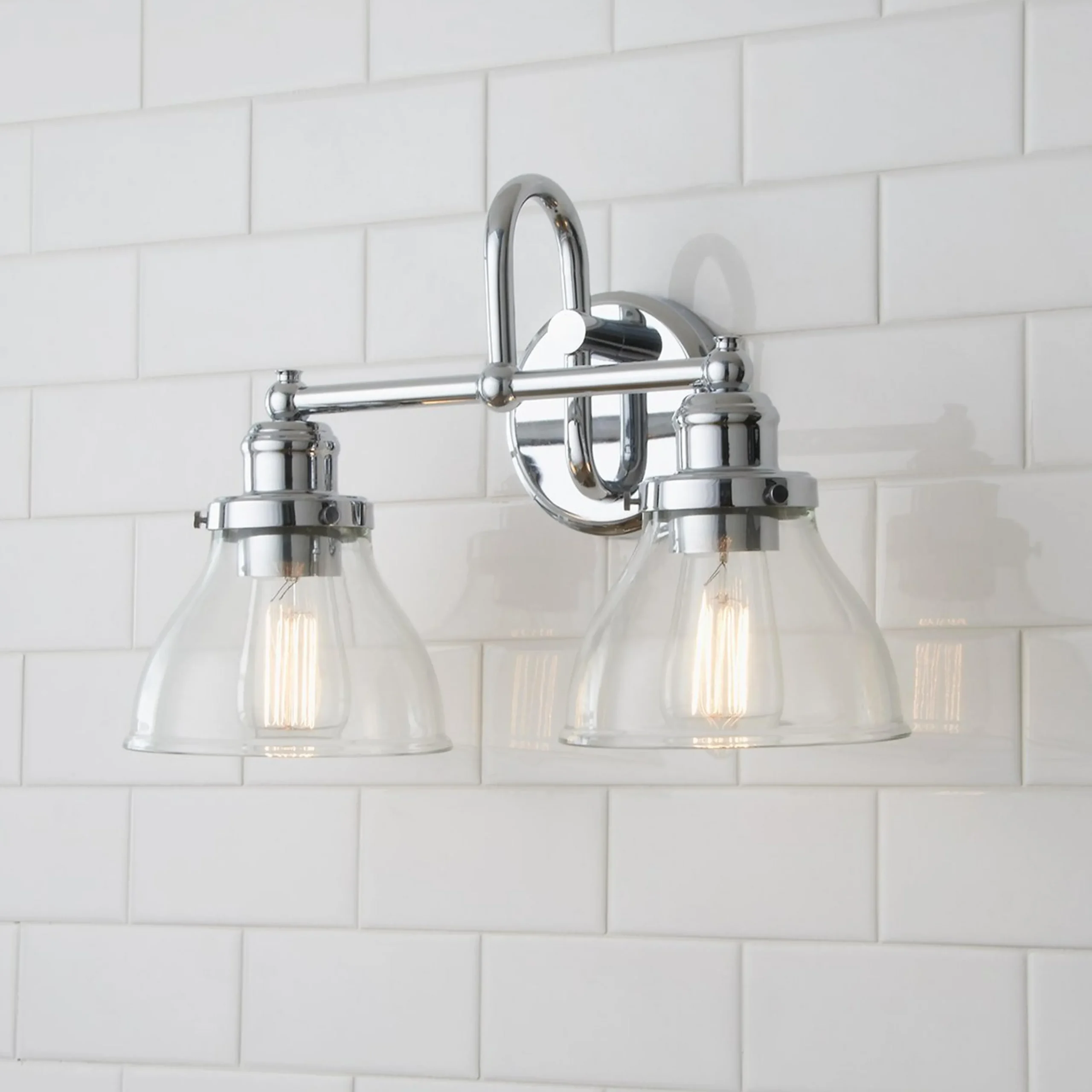 Montpelier Vanity Light - 2 Light - Clear