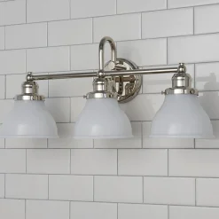 Montpelier Vanity Light - 3 Light - Milk