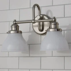 Montpelier Vanity Light - 2 Light - Milk