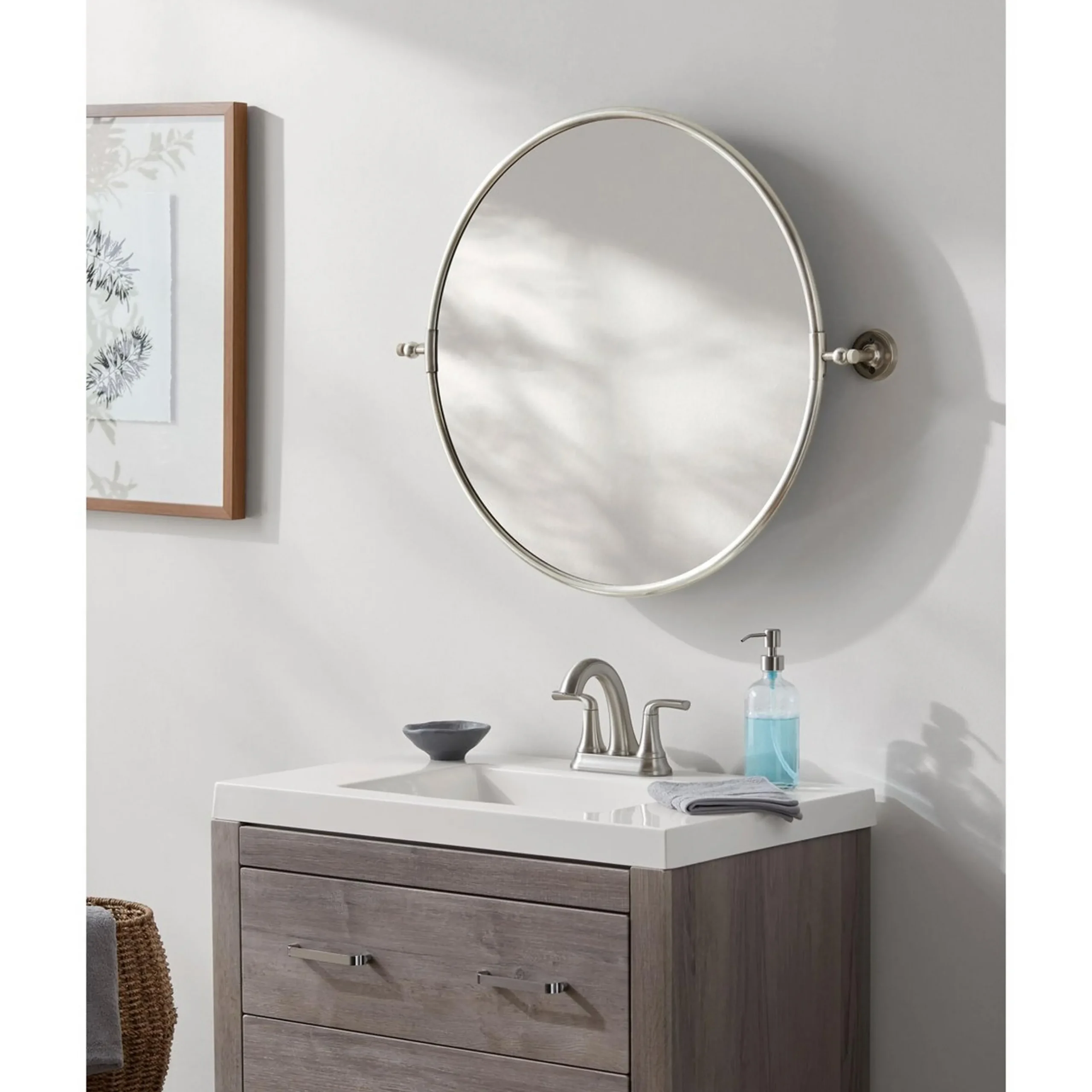Mooreland Round Tilt Mirror