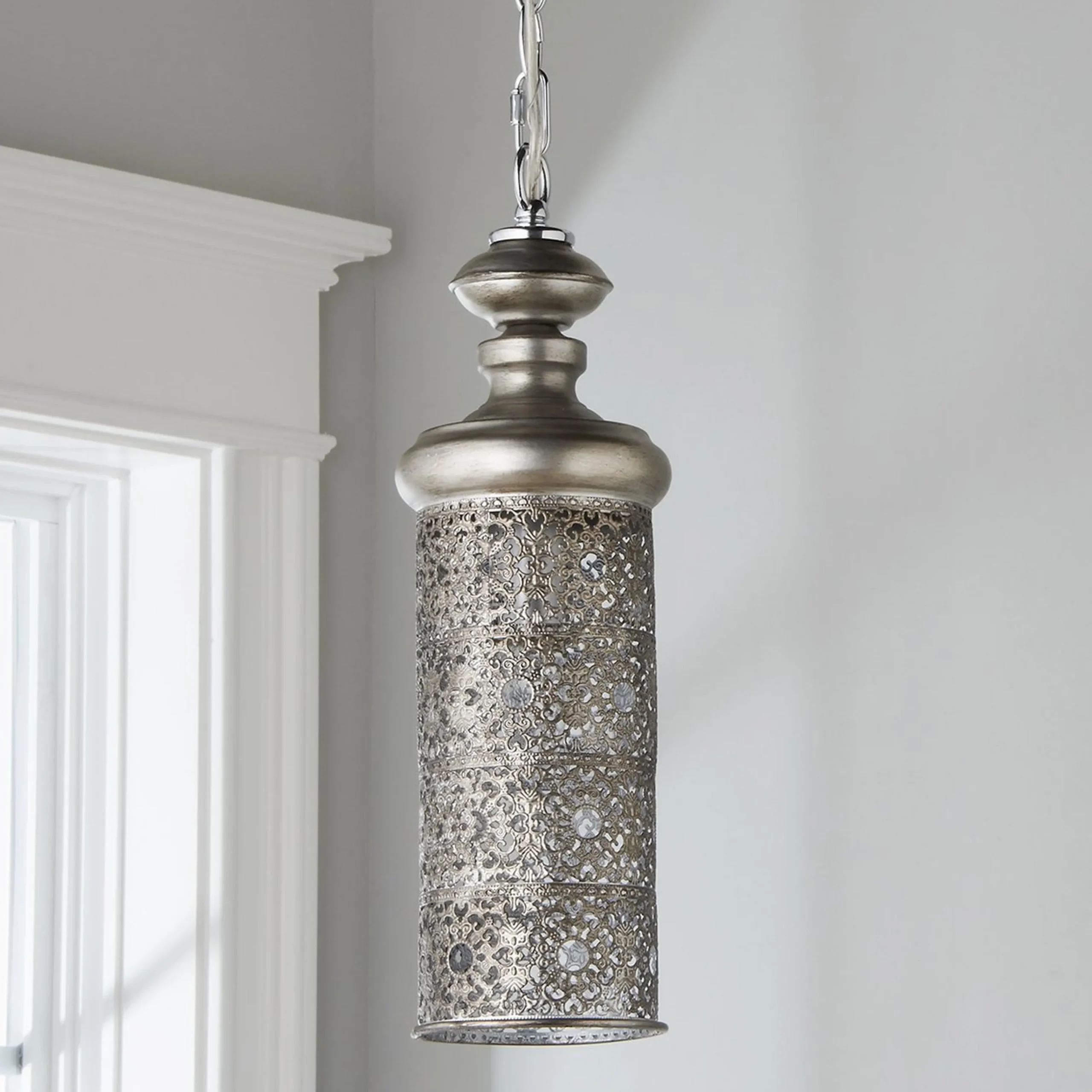 Moroccan Cylinder Pendant Light