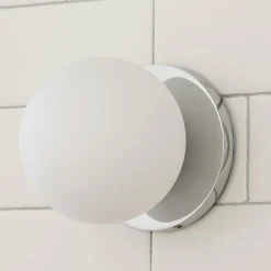 Mounted Globe Ring Bath Sconce - 1 Light