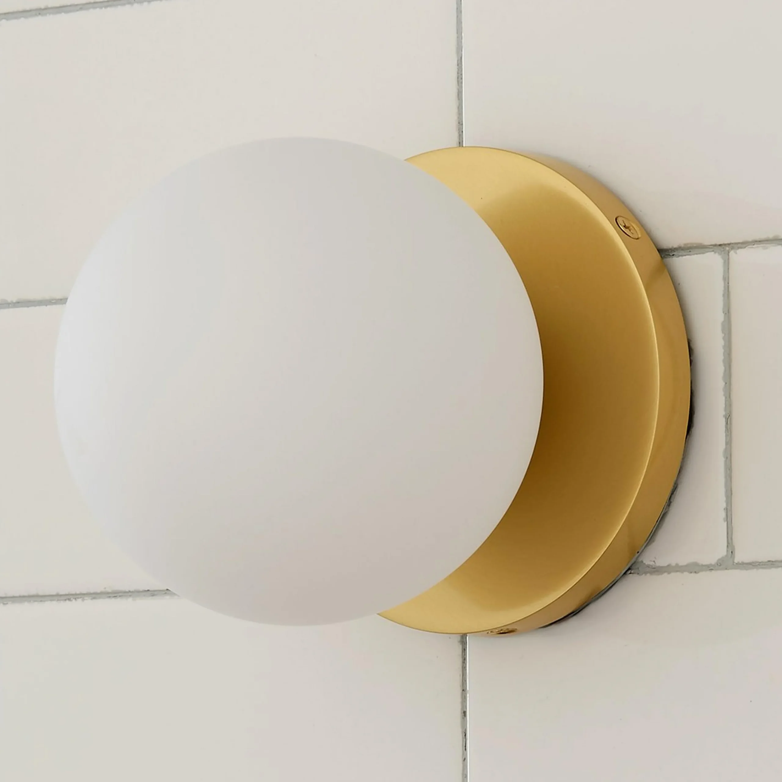 Mounted Globe Ring Bath Sconce - 1 Light