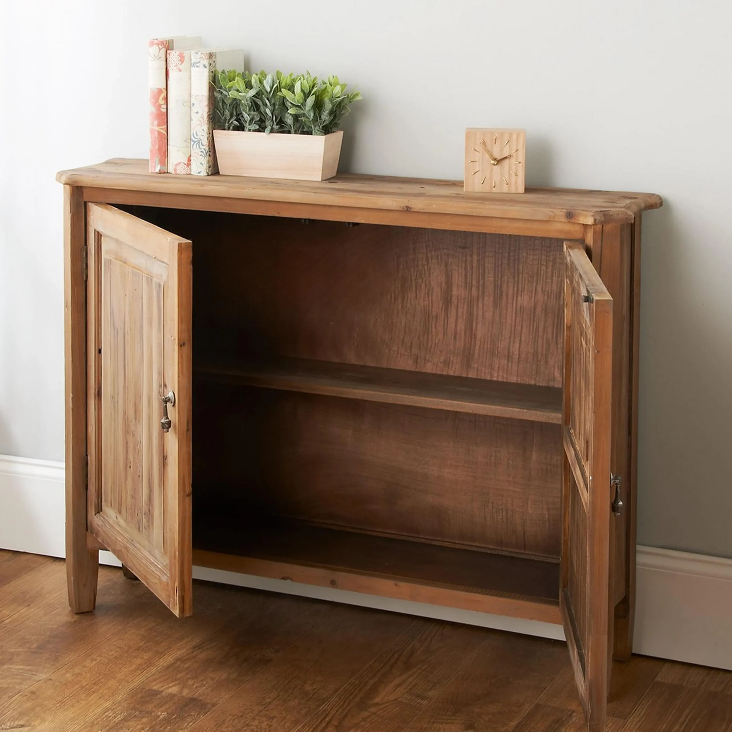 Narrow Reclaimed Wood Cabinet