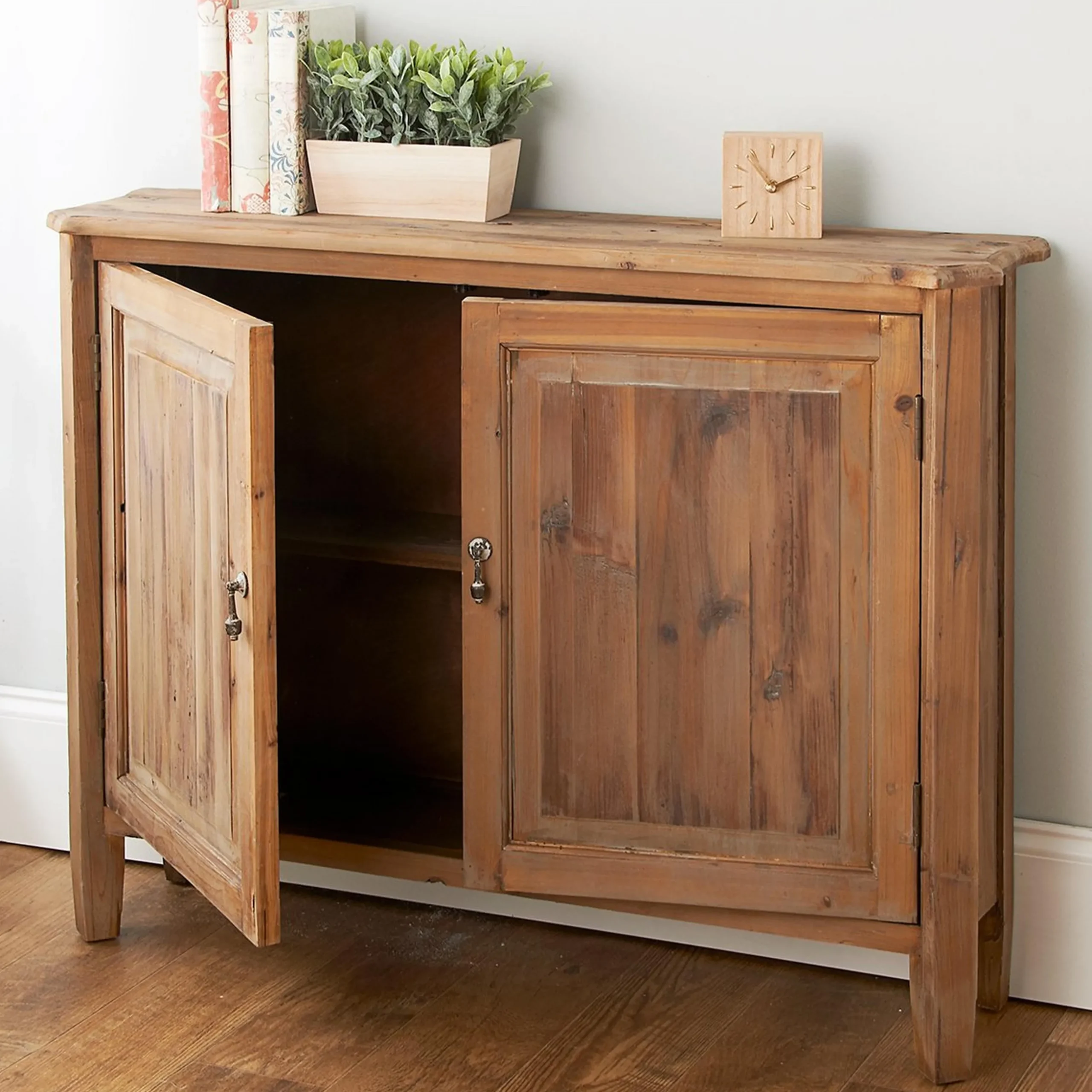 Narrow Reclaimed Wood Cabinet