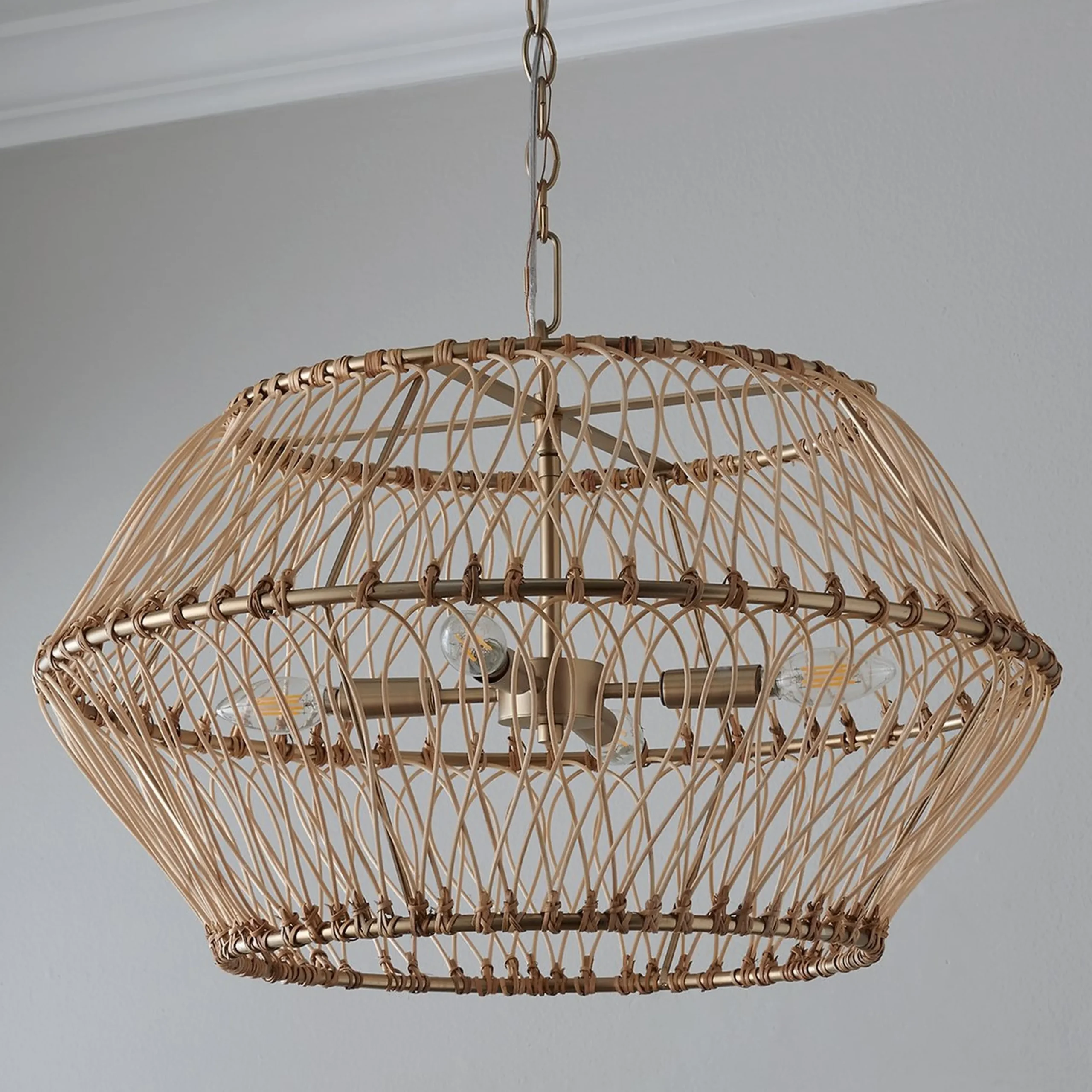 Natural Rowan Chandelier