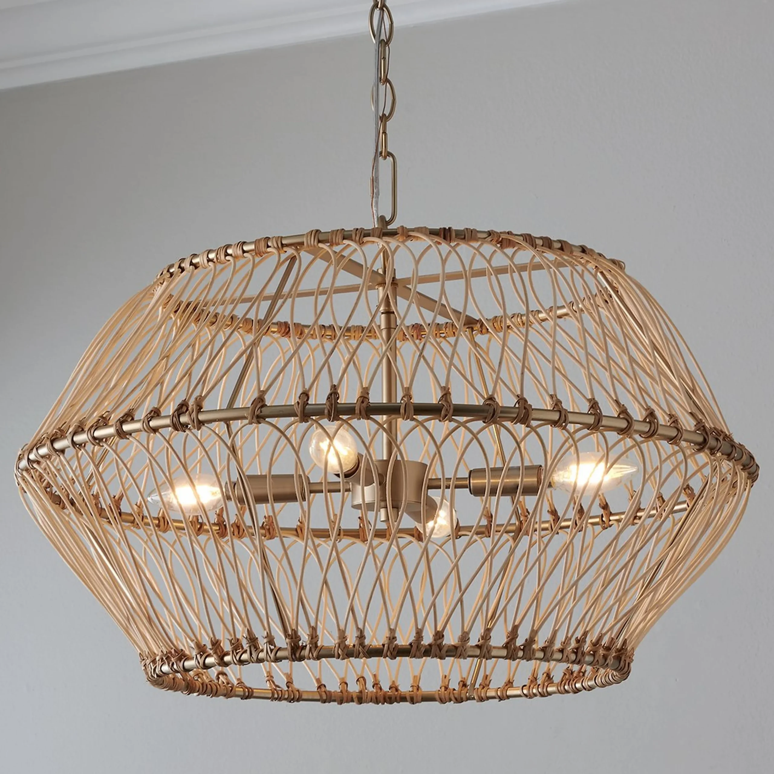Natural Rowan Chandelier