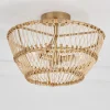 Natural Rowan Convertible Semi-Flush Ceiling Light
