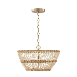 Natural Rowan Convertible Semi-Flush Ceiling Light