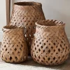 Natural Woven Lanterns - Set of 3