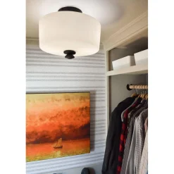 Nelson Semi-Flush Ceiling Light