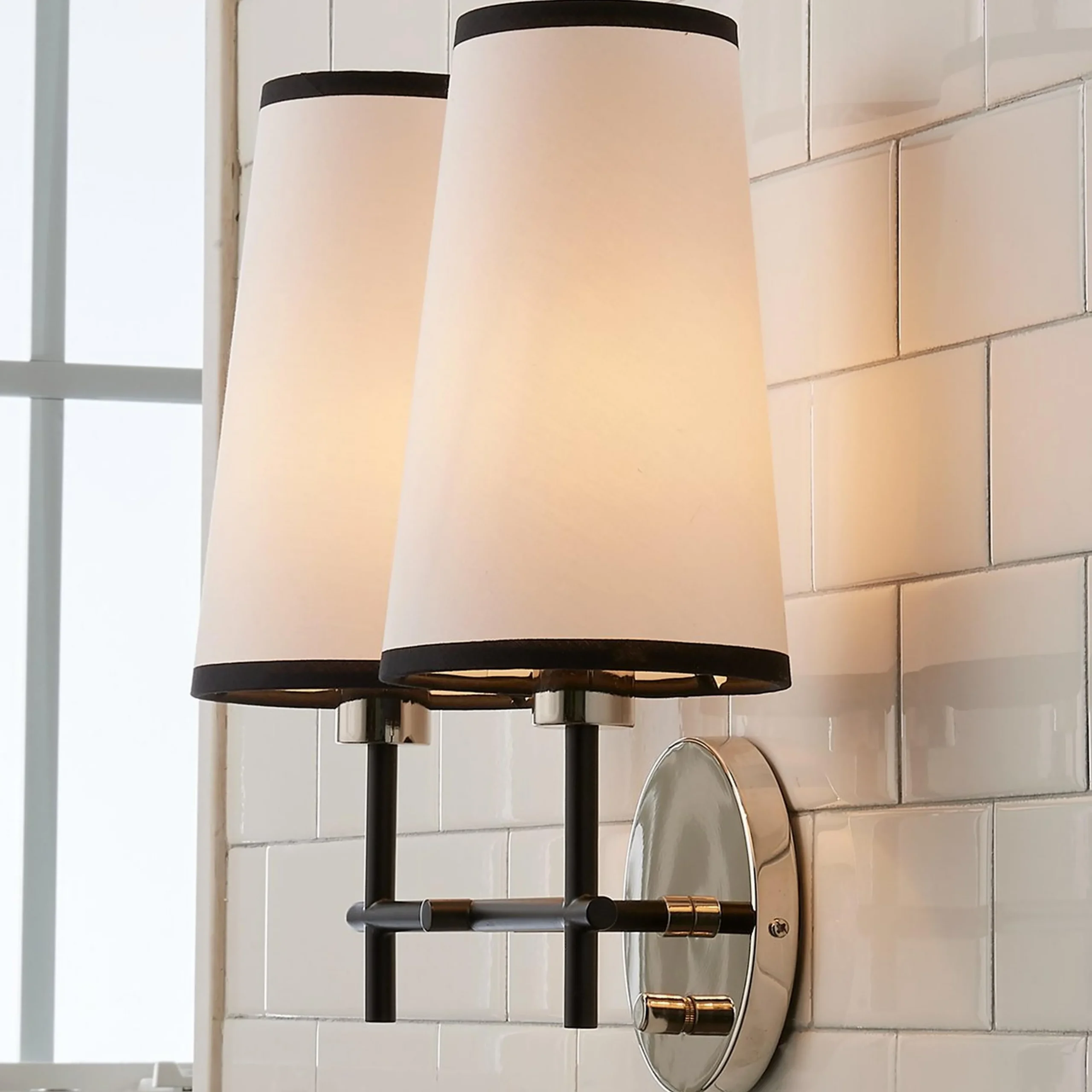 Noah Shaded Vanity Light - 2 Light