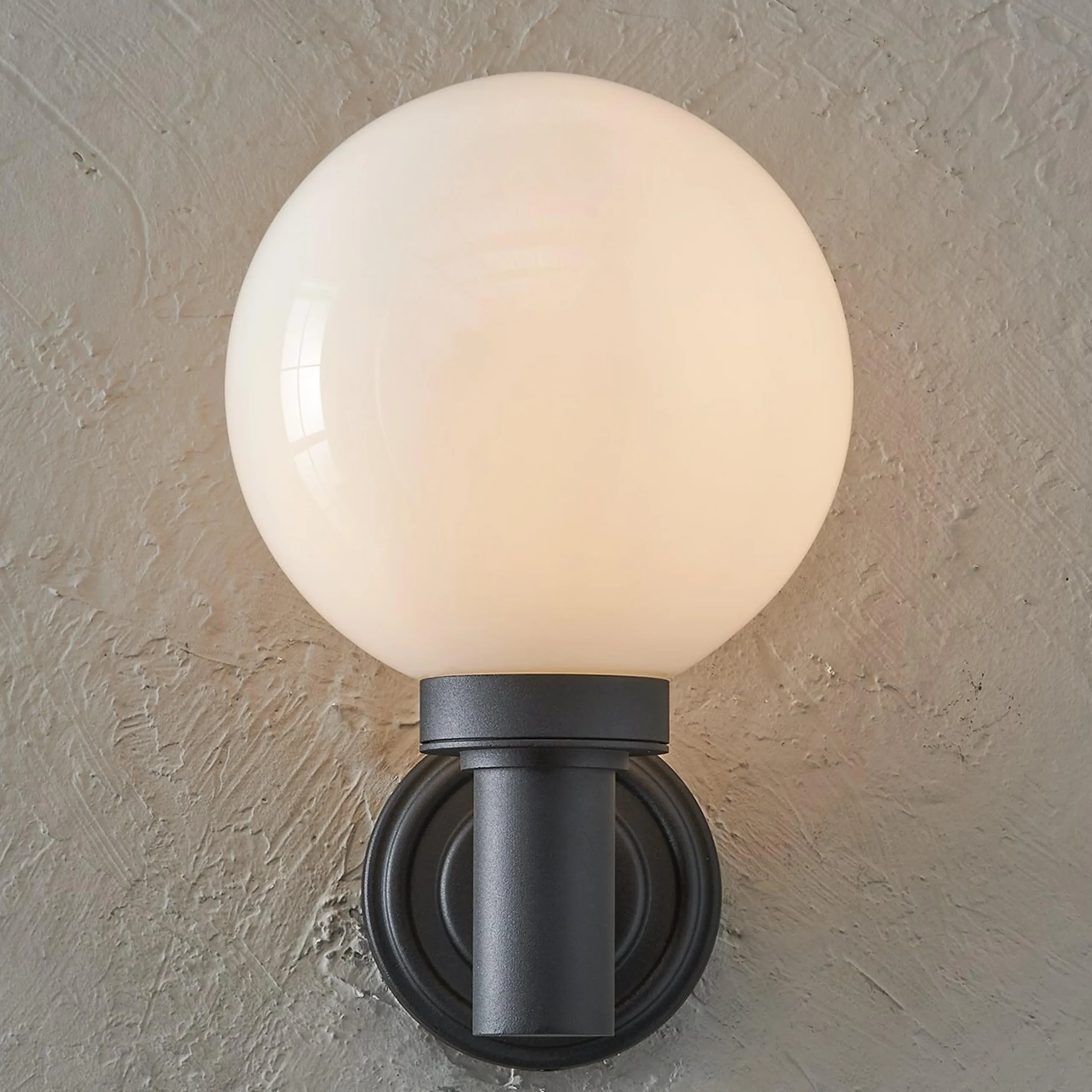 Norwich Opal Glass Outdoor Sconce