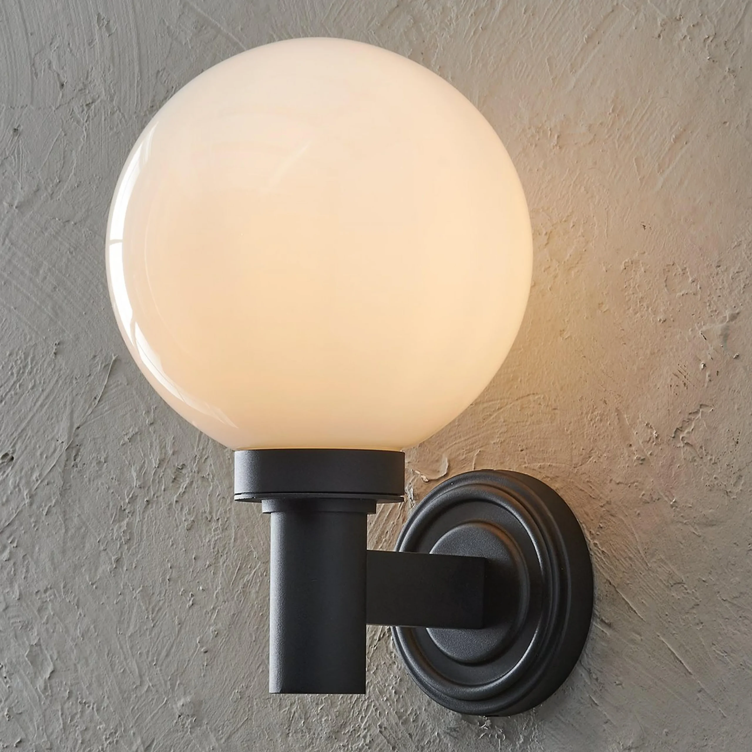Norwich Opal Glass Outdoor Sconce