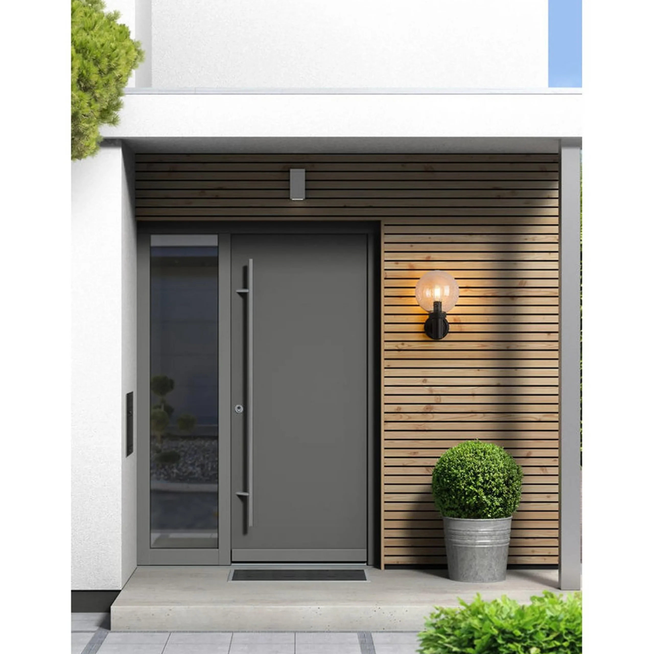 Norwich Seeded Glass Outdoor Sconce