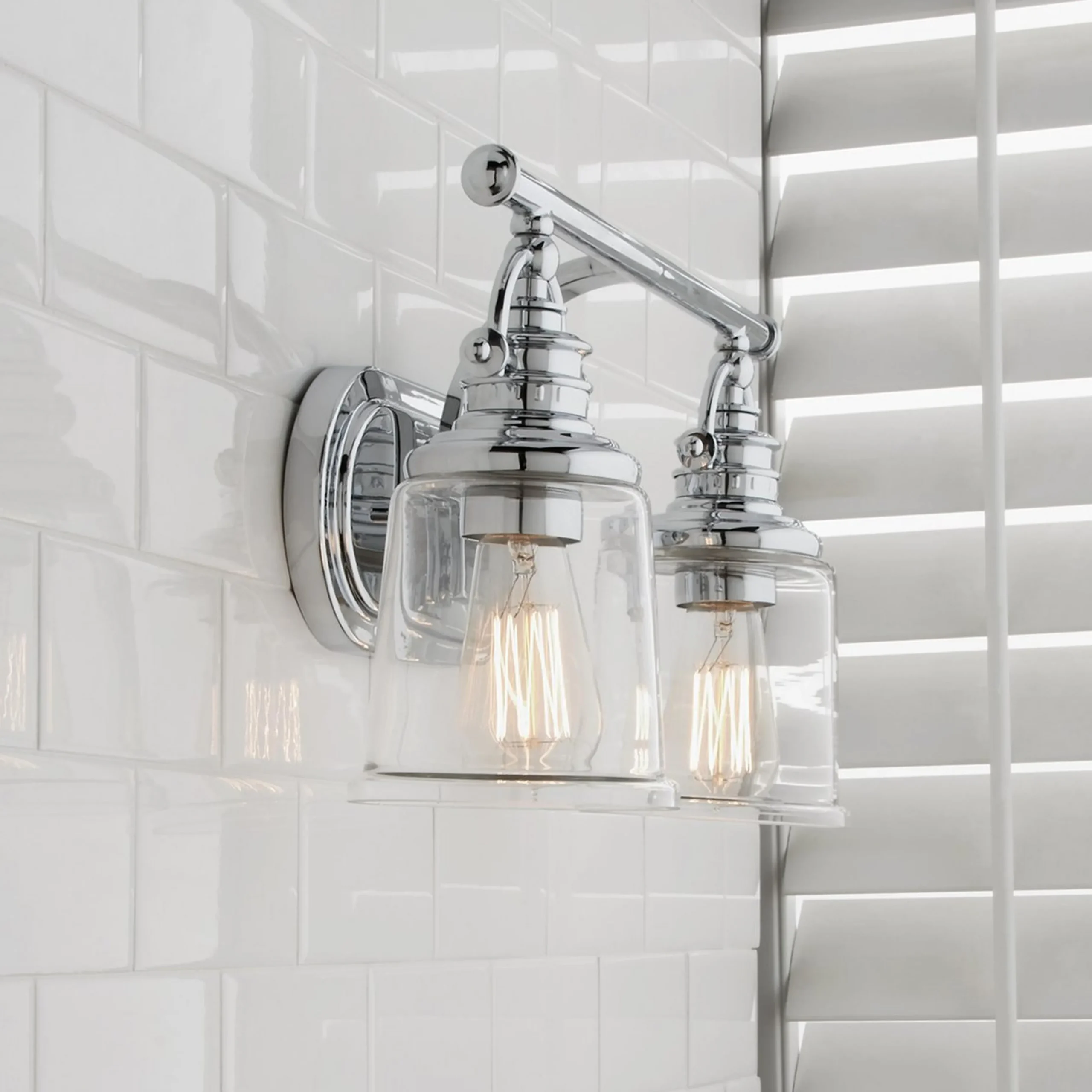 Nostalgic Flair Vanity Light - 2 Light