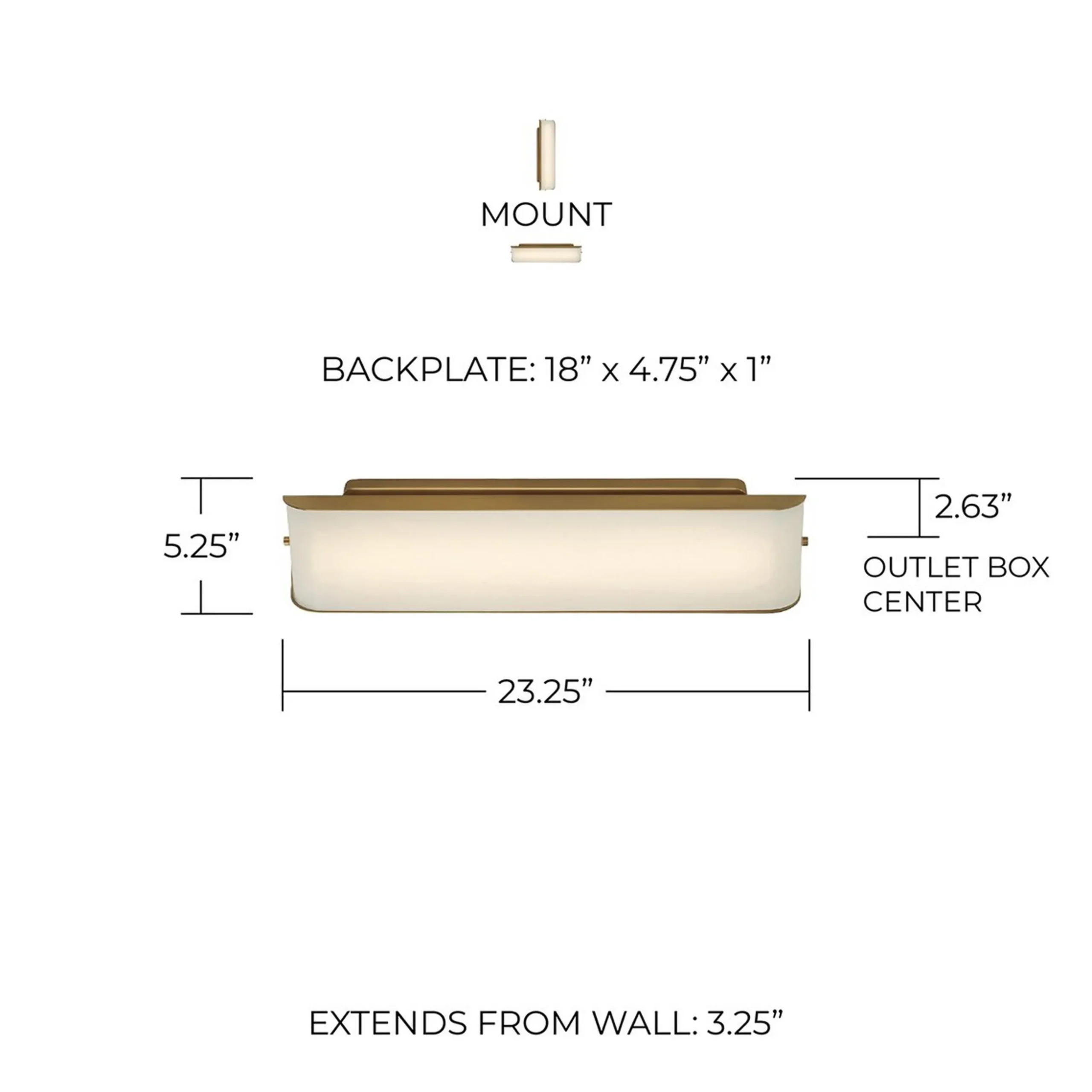 Nous LED Vanity Light
