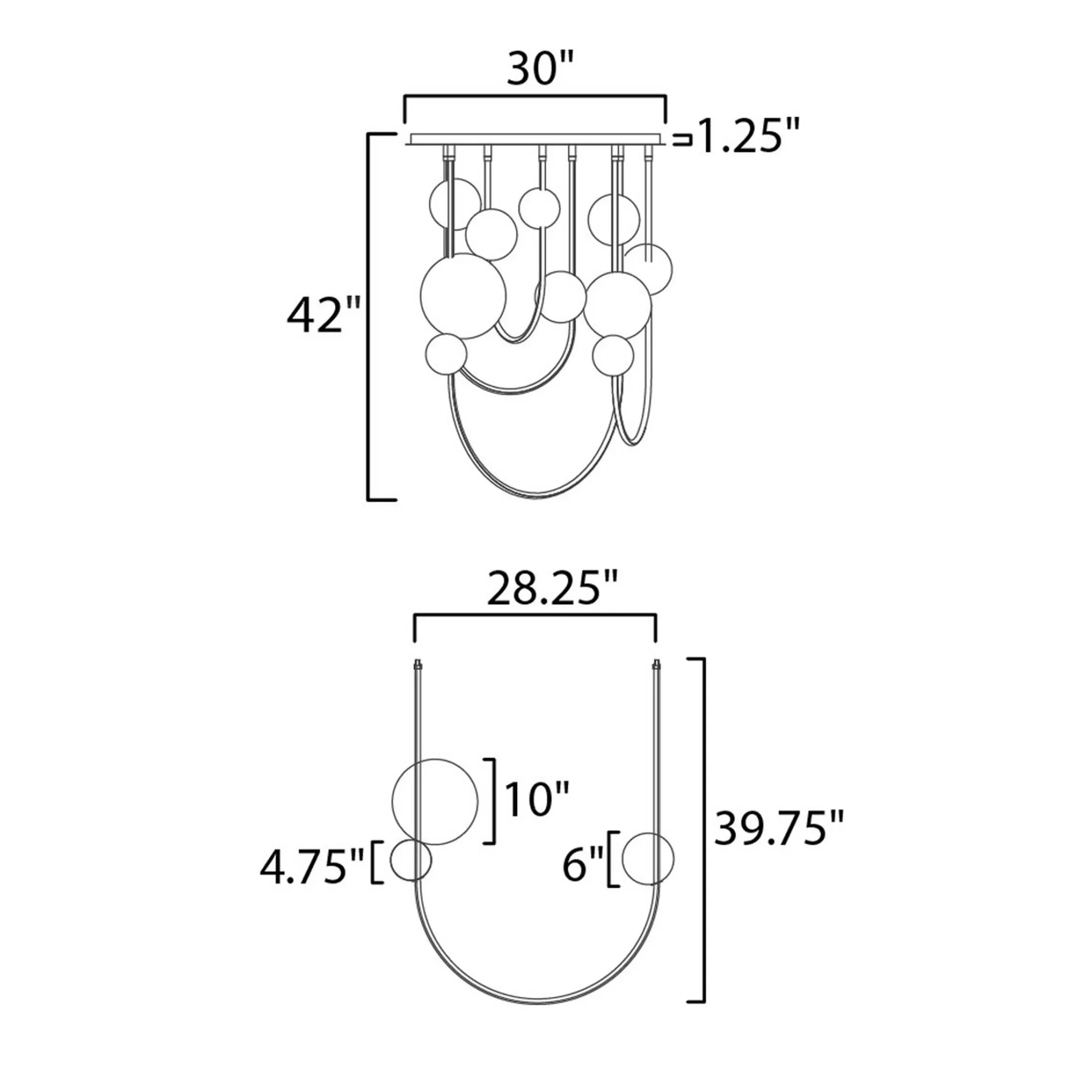 Nuvola LED Chandelier
