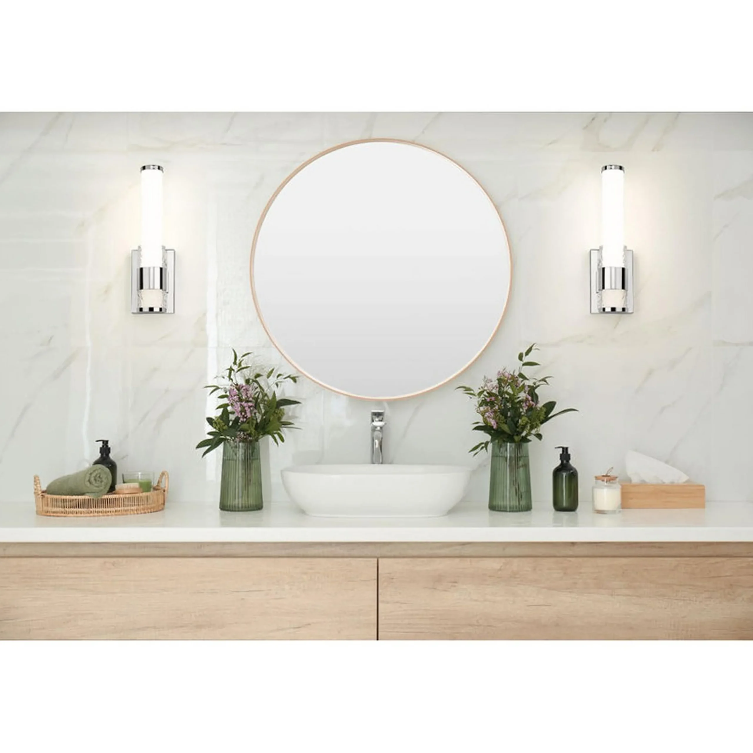 Nycteus LED Bath Sconce