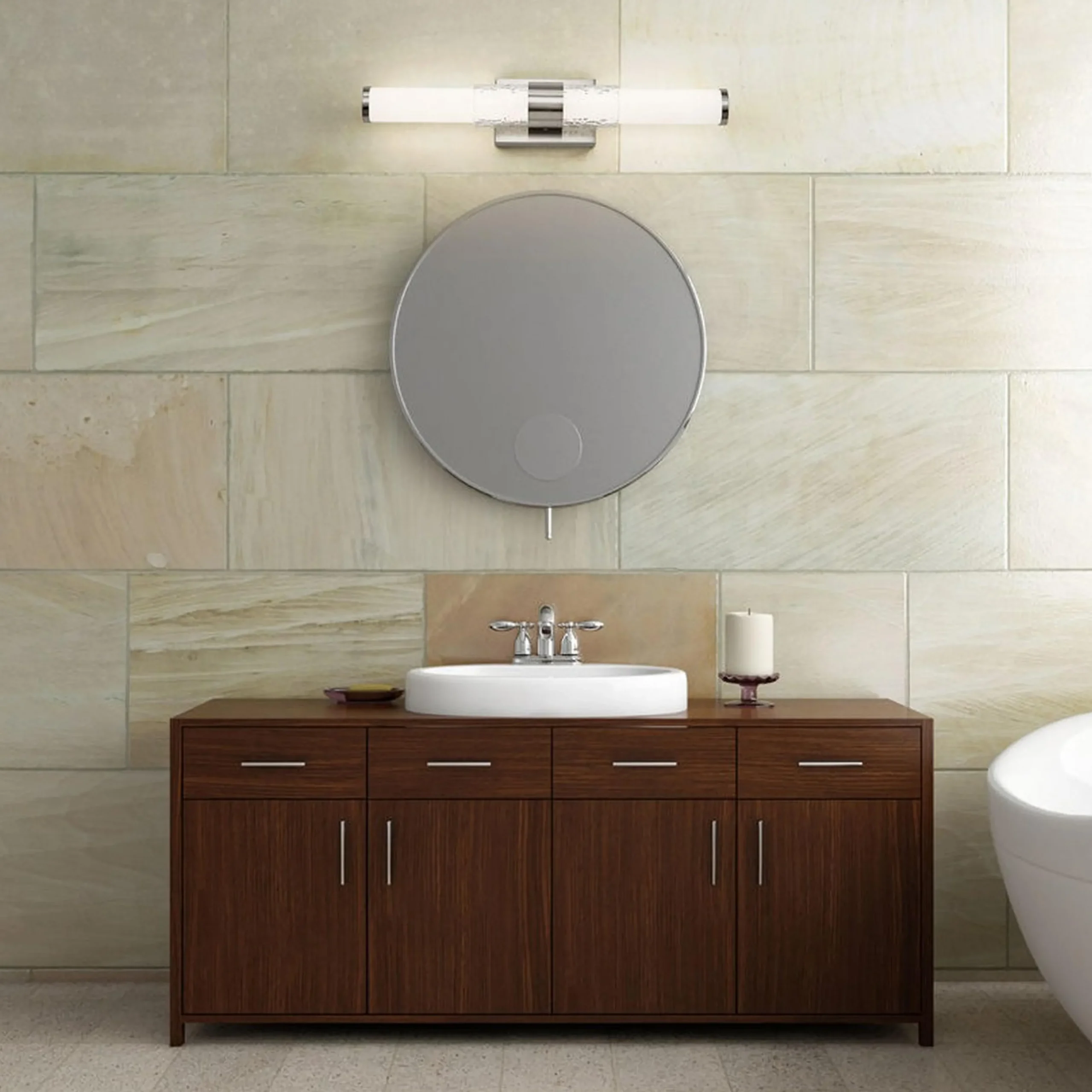 Nycteus LED Vanity Light - 25"