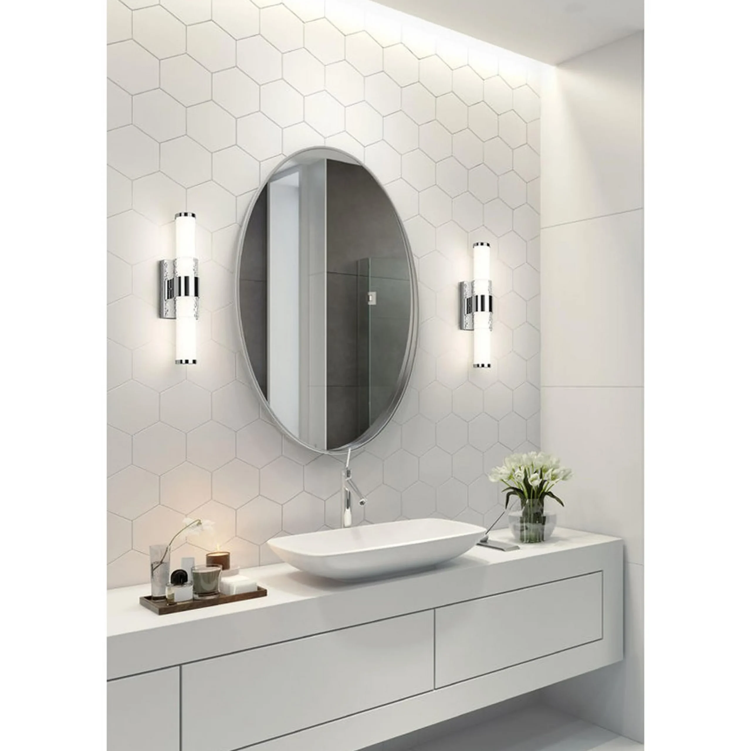 Nycteus LED Vanity Light - 18"