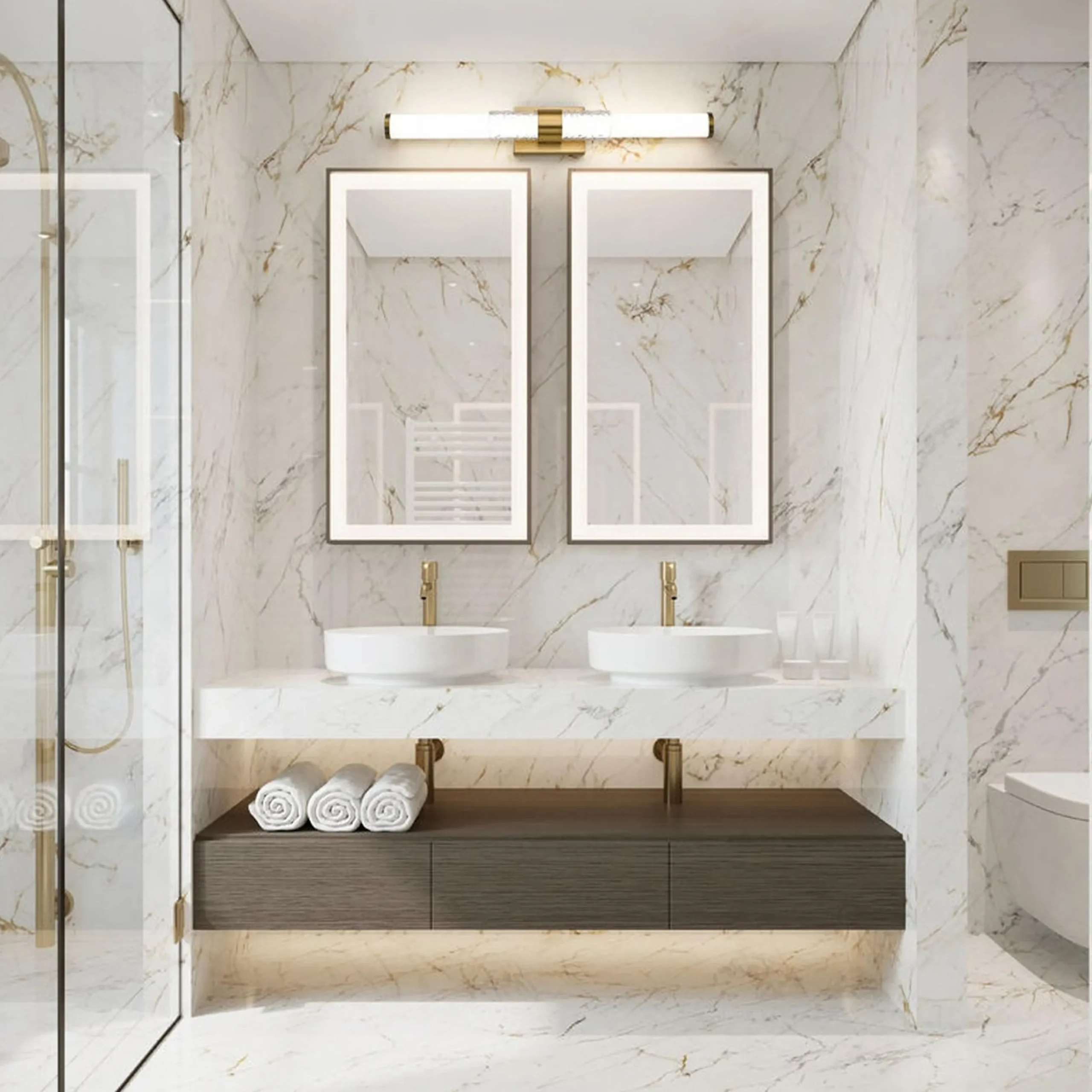 Nycteus LED Vanity Light - 32"