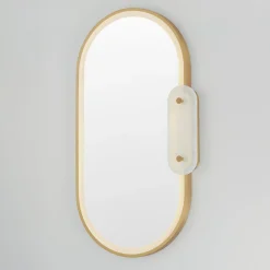 Odette LED Mirror - Alabaster