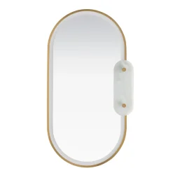 Odette LED Mirror - Alabaster