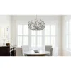 Olive Leaf Blooming Chandelier - 6 Light
